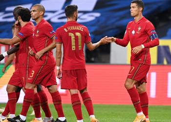 برونو فرنانديز هدف رونالدو أمام السويد لقد سجل 7 مثله في التدريبات