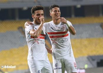 فيديو حسام حسن يسجل هدف الزمالك الثاني بالخطأ في مرمى سموحة