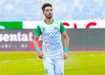 المصري يعلن إصابة مدافعه إسلام أبو سليمة بقطع في الرباط الصليبي