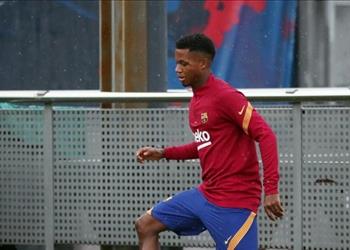 بيان رسمي برشلونة ي علن إصابة أنسو فاتي