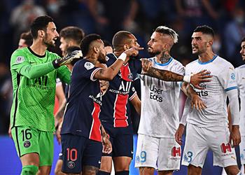 فيديو نيمار يوضح سبب تعديه على لاعب مارسيليا قبل طرده في كلاسيكو فرنسا