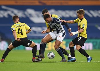 فيديو في غياب حجازي وست بروميتش يتخطى هاروجيت ويتأهل لدور الـ32 بكأس الرابطة