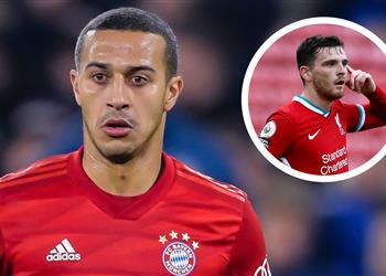 روبرتسون يوضح هل تواجد تياجو ألكانتارا في ملعب تدريب ليفربول