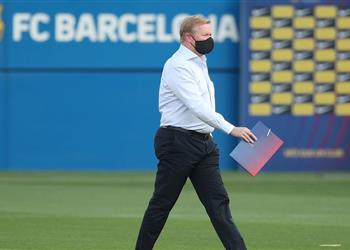 لاعبو برشلونة سعداء بتدريبات كومان