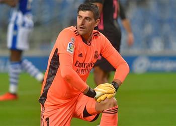 كورتوا الحظ غاب عن ريال مدريد أمام سوسيداد والأهداف ستأتي