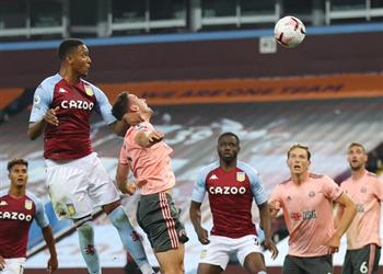 مدافع أستون فيلا بعد هدفه أمام شيفيلد فوز عظيم