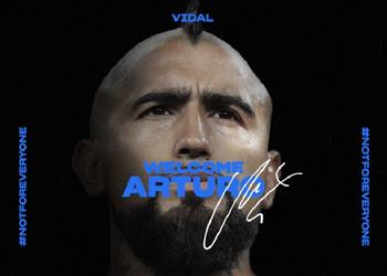 رسمي ا إنتر ميلان ي علن التعاقد مع فيدال من برشلونة