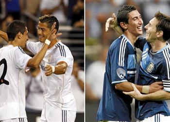 دي ماريا لا توجد عداوة بين ميسي ورونالدو وهذا هو الفارق بينهما