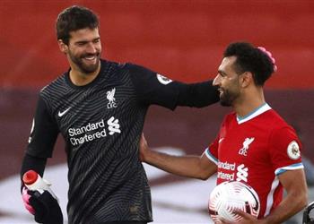 أليسون قبل مباراة آرسنال ليفربول عاد إلى المسار الصحيح