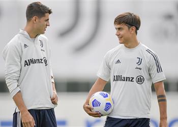 قائمة يوفنتوس لمباراة روما عودة ديبالا وانضمام موراتا