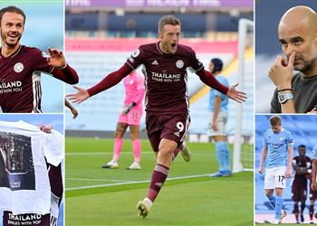 جوارديولا يكشف ما قاله للاعبي مانشستر سيتي عقب الهزيمة بخماسية أمام ليستر