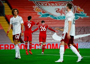 فيديو روبرتسون يسجل هدف ليفربول الثاني أمام آرسنال