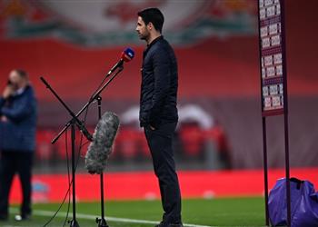 أرتيتا لا يمكن الضغط على ليفربول في وجود فان دايك ومحمد صلاح