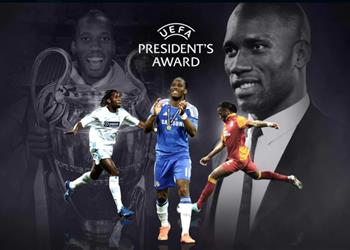 رسمي ا دروجبا يفوز بجائزة رئيس يويفا لعام 2020