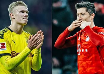 التشكيل الرسمي ليفاندوفسكي يقود هجوم بايرن ميونخ وبوروسيا دورتموند يتسلح بـ هالاند