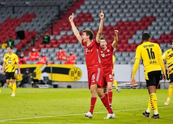 فيديو مولر يسجل هدف بايرن ميونخ الثاني أمام بوروسيا دورتموند