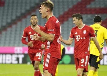 فيديو كيميتش يسجل هدف بايرن ميونخ الثالث أمام بوروسيا دورتموند