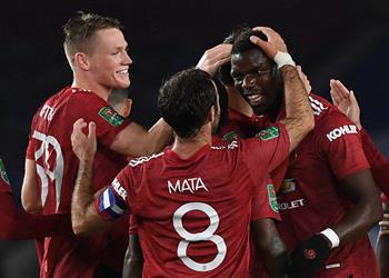 فيديو مانشستر يونايتد يتأهل لربع نهائي كأس الرابطة بثلاثية أمام برايتون