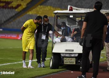 فيديو إصابة دامية نقل أوستن أموتو لاعب المصري إلى المستشفى