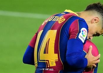 كوتينيو يقدم وعد ا لجماهير برشلونة ويكشف سر احتفاله بهدفه في إشبيلية