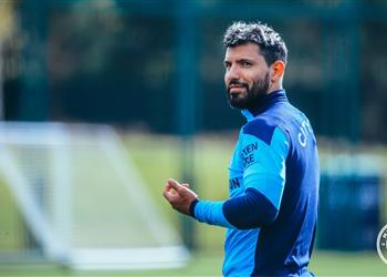 أجويرو يشارك لأول مرة في تدريبات مانشستر سيتي منذ 4 أشهر