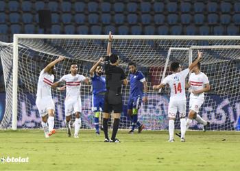 بالفيديو الفار يلغي هدف الزمالك الأول أمام سموحة