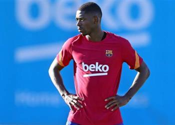 برشلونة مستاء من ديمبلي بسبب عدم رحيله إلى مانشستر يونايتد