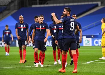فيديو جيرو يتخطى بلاتيني ويقود فرنسا للفوز على أوكرانيا بسباعية ودي ا