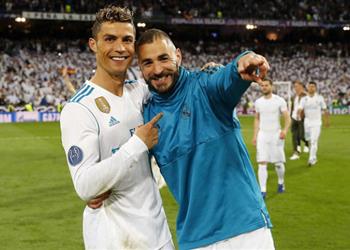 بنزيما يكشف كيف ساعده كريستيانو رونالدو في بدايته مع ريال مدريد