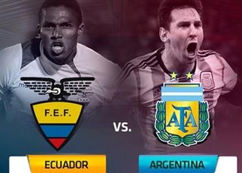 موعد والقناة الناقلة ومعلق مباراة الأرجنتين والإكوادور في تصفيات كأس العالم