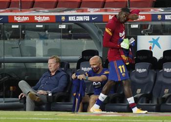 لماذا شارك ديمبلي بشكل منفرد في تدريبات برشلونة خلال فترة التوقف الدولية
