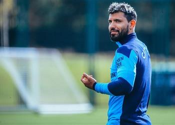 تقارير تكشف موقف أجويرو من المشاركة في مباراة مانشستر سيتي وآرسنال