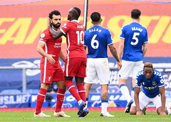 فيديو محمد صلاح يسجل والتعادل الإيجابي يحسم ديربي ليفربول وإيفرتون في الدوري الإنجليزي الممتاز