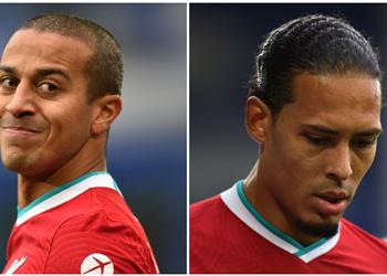 تقارير تكشف تطورات إصابة فان دايك وتياجو ألكانتارا