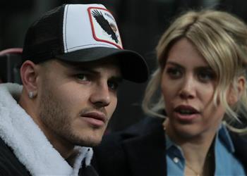 صورة زوجة إيكاردي تستفز إنتر وتهنئ ميلان على الفوز في الديربي