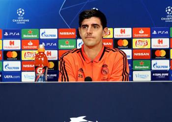 كورتوا ريال مدريد قادر على الفوز بـ دوري أبطال أوروبا وغياب راموس مؤثر