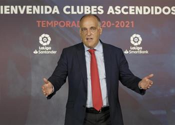 رئيس الليجا أتذكر سداسية برشلونة في الكلاسيكو وذكريات ريال مدريد تسبب لي المعاناة