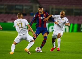 فيديو كهارتين يسجل هدف فيرينكفاروس الأول أمام برشلونة في دوري أبطال أوروبا