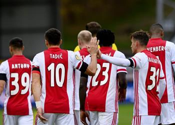 فيديو أياكس يذل فينلو 13 0 ويتصدر الدوري الهولندي