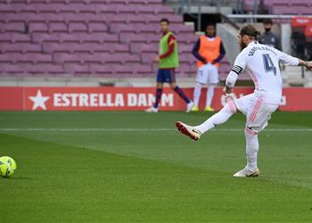 راموس جئنا بعقلية الفوز بالكلاسيكو بعد أسبوع صعب وركلة الجزاء صحيحة