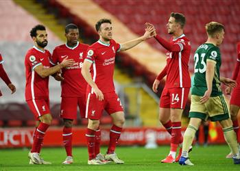 فيديو الحظ ي عاند محمد صلاح وليفربول يستعيد توازنه في البريميرليج بثنائية في شيفيلد يونايتد