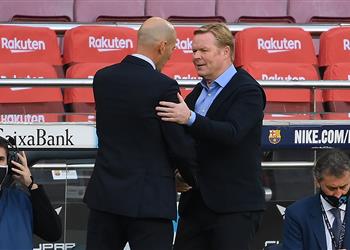 زيدان يعلق على اعتراض برشلونة بشأن ركلة جزاء ريال مدريد