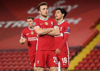 الهدف رقم 10 000 جوتا يدخل تاريخ ليفربول أمام ميتلاند