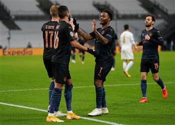 فيديو مانشستر سيتي يكتسح مارسيليا بثلاثية في دوري أبطال أوروبا