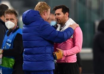 كومان يكشف كواليس عناقه لـ ميسي ويؤكد جريزمان لم يكن محظوظ ا أمام يوفنتوس