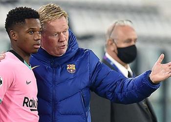 كومان يتغنى بـ لاعب برشلونة أكثر تركيز ا من فاتي ويوجه نصيحة للأخير