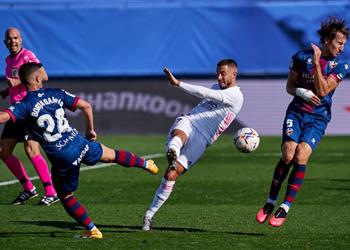 هازارد سعيد بهدفي أمام هويسكا وحالتي المثالية ستعود مع المباريات