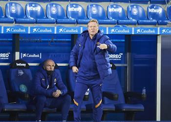 برشلونة يدعم كومان رغم التعادل المحبط أمام ديبورتيفو ألافيس