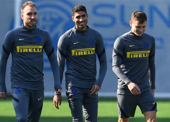 أنباء سارة في تدريبات إنتر ميلان قبل مواجهة ريال مدريد في دوري أبطال أوروبا