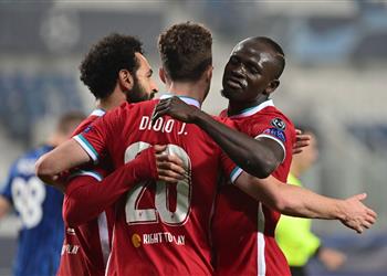 فيديو هاتريك جوتا وتألق محمد صلاح يقودان ليفربول لاكتساح أتالانتا بخماسية في دوري أبطال أوروبا